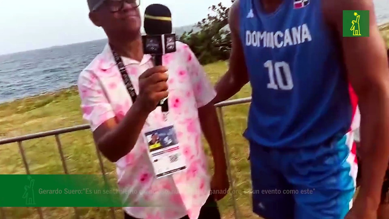 Gerardo Suero: "Es un sentimiento grandioso, nunca había ganado oro en un evento como este"