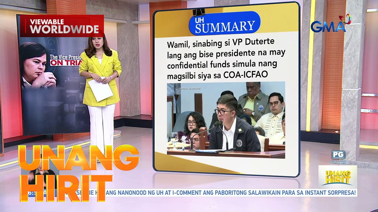 UH Summary - Day 11 ng impeachment trial ni VP Sara | Unang Hirit