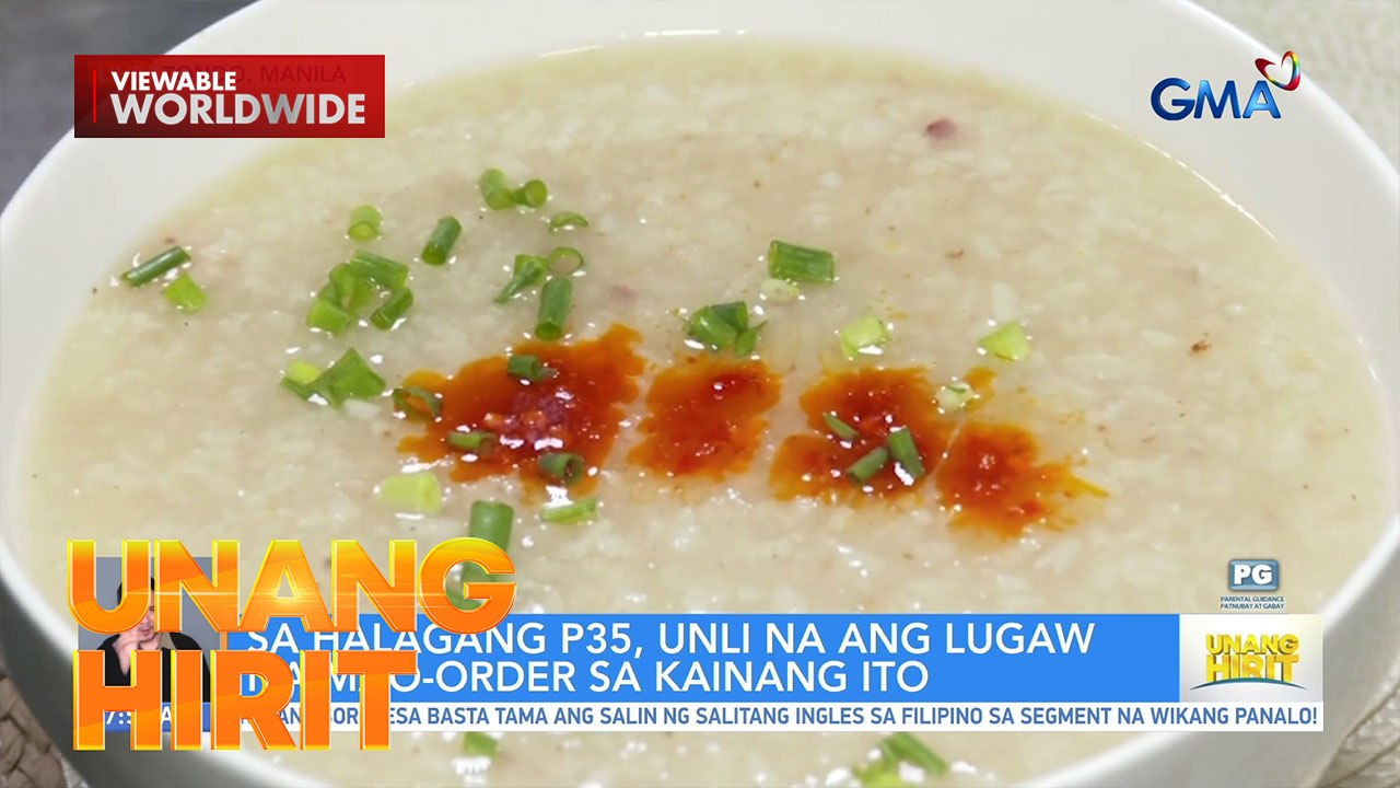 UH Soup-resa - Unli lugaw para sa lahat! | Unang Hirit