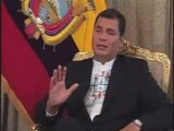 Ecuador, VTV entrevista al presidente Rafael Correa 1