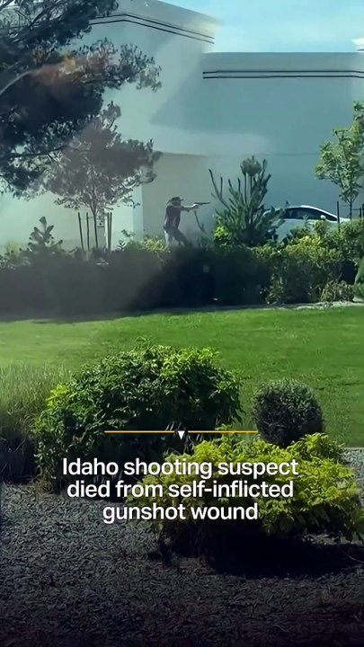 Idaho shooting suspect died from self-inflicted gunshot wound, police say