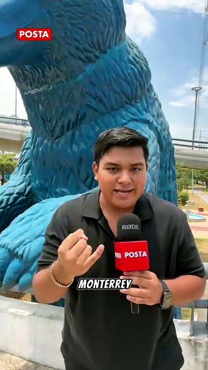 El Residente: dónde está y por qué instalaron el oso gigante en Monterrey