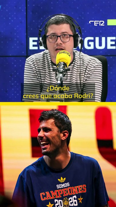 "Todo apunta a que Rodri jugará en el Real Madrid"