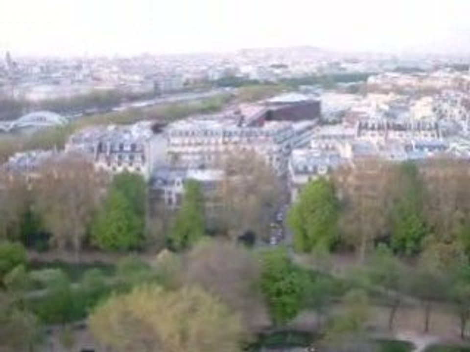 Vu de la tour eiffel
