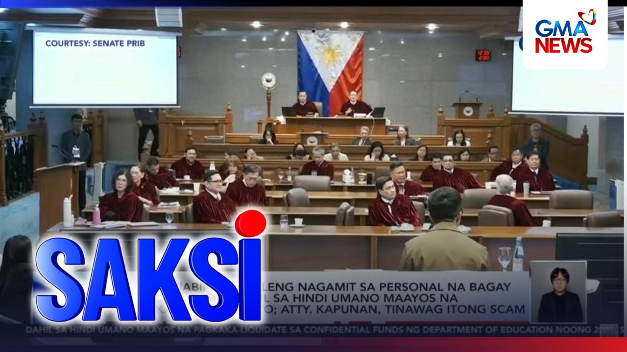 Atty. Poa, tinawag na "mischaracterization" ang pagtawag ni Atty. Kapunan na "scam" ang confi funds | Saksi