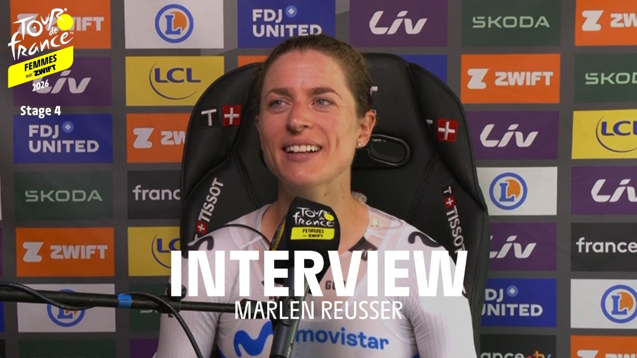 Tour de France Femmes avec Zwift 2026 - Stage 4 Post-race interview