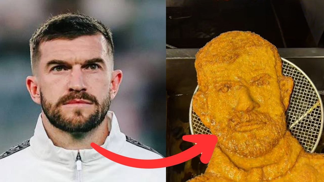 Tim Payne, figura de Olimpia, recibe una milanesa en su honor en un restaurante de Buenos Aires