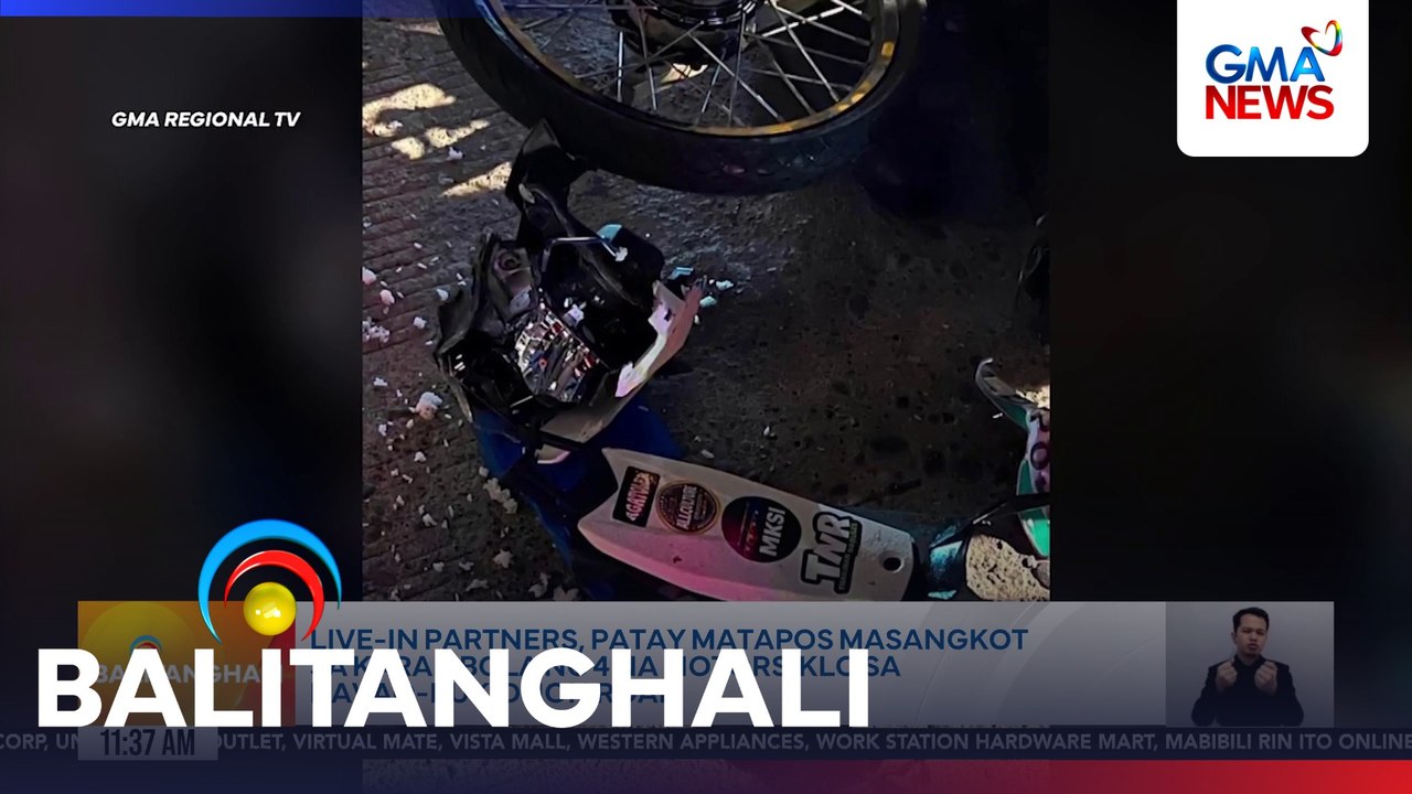 Live-in partners, patay matapos masangkot sa karambola ng 4 na motorsiklo sa Davao-Bukidnon Road | Balitanghali
