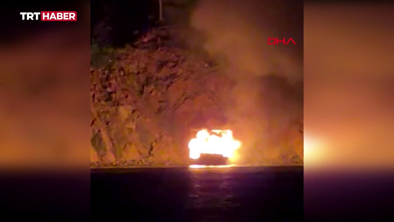 Antalya'da tur teknesi küle döndü