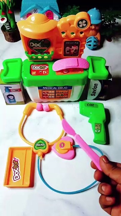 Playing with Medicine Box Toy Set: Learning Doc...