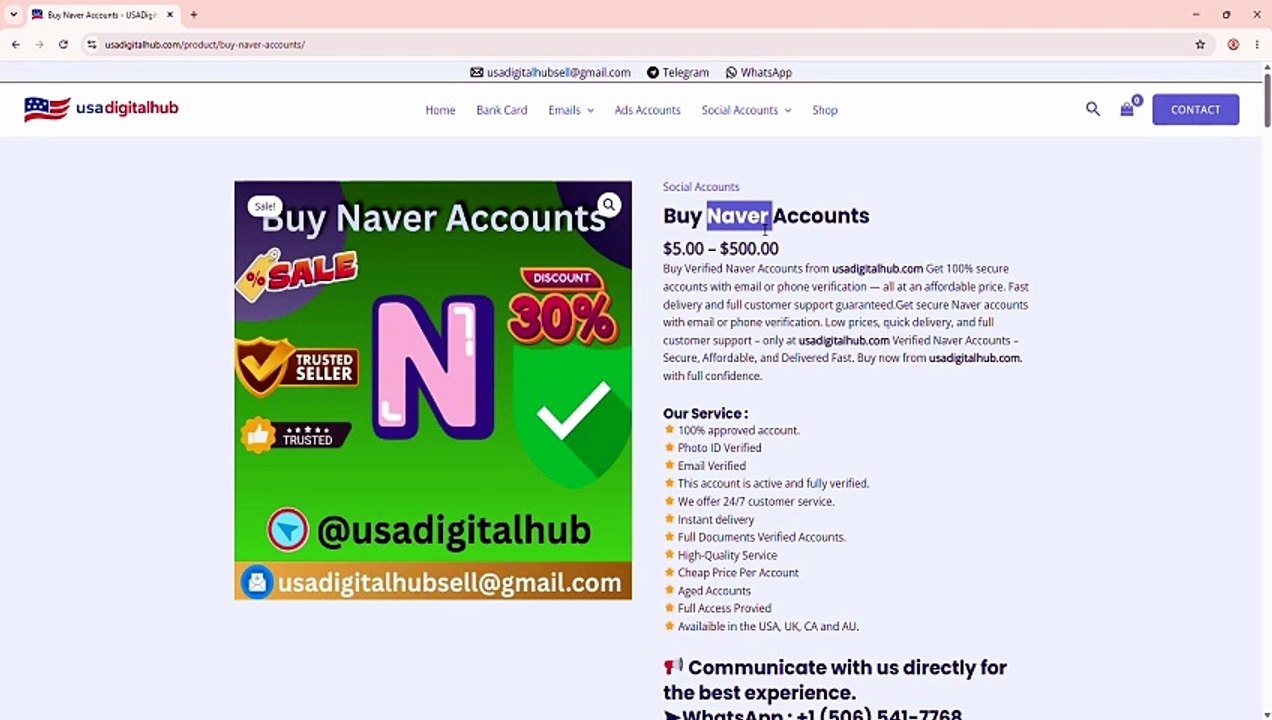 Trusted Platforms to Buy Naver Accounts Online In