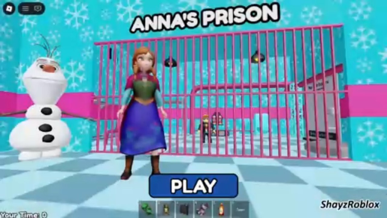 ANNA'S PRISON RUN OBBY Roblox Gameplay Walkthrough