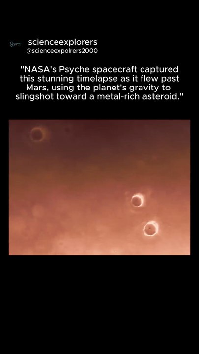 "This Spacecraft Isn't Even Going to Mars — But Look What It Filmed"#space #facts #nasa
