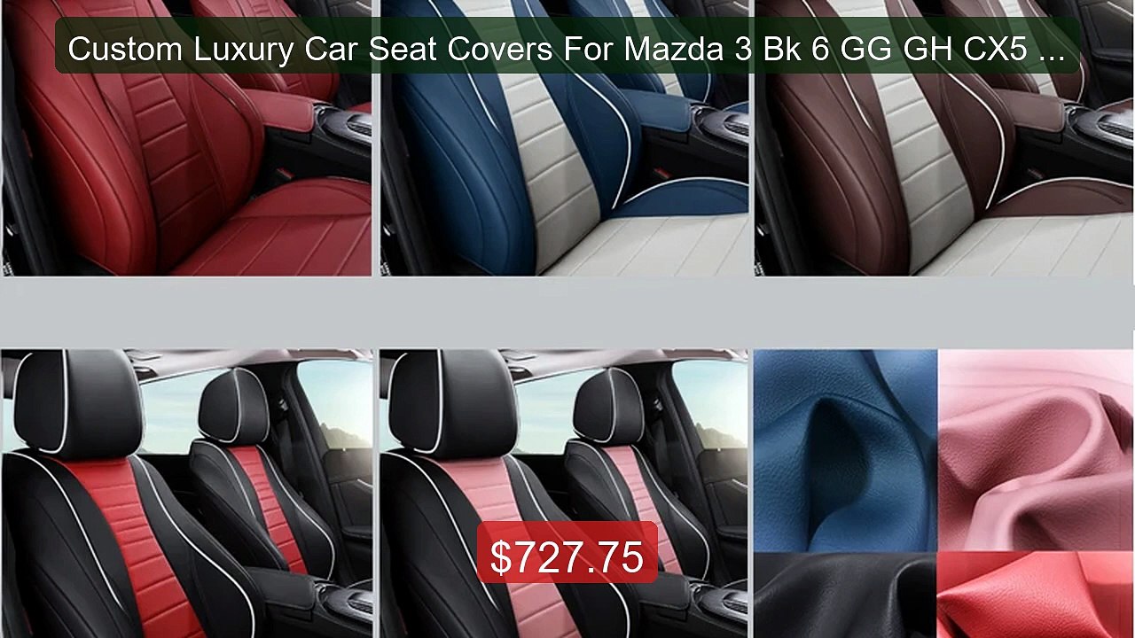 Custom Luxury Car Seat Covers For Mazda 3 Bk 6 GG GH CX5 CX30 2 8 ... -- Best Deal 2026 | Shop Now!