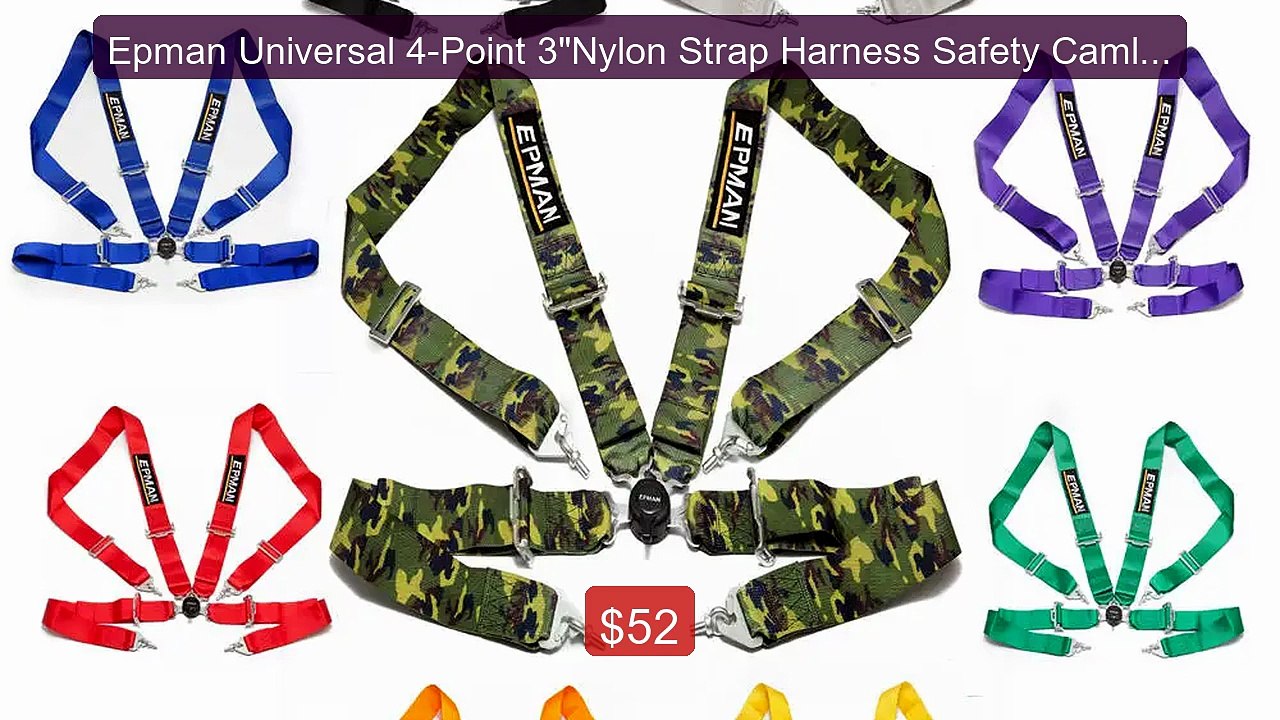 Epman Universal 4-Point 3"Nylon Strap Harness Safety Camlock Racin... -- Best Deal 2026 | Shop Now!