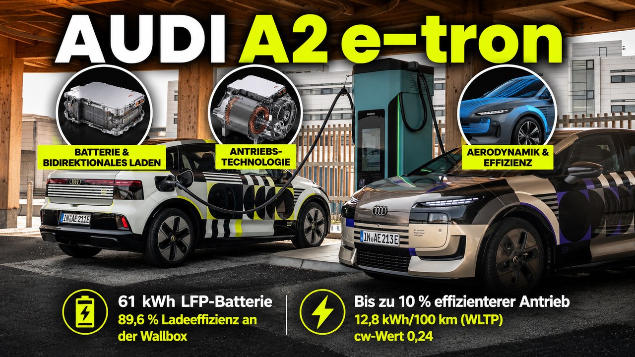 Audi A2 e-tron: Die Technik hinter dem Effizienz-Rekord