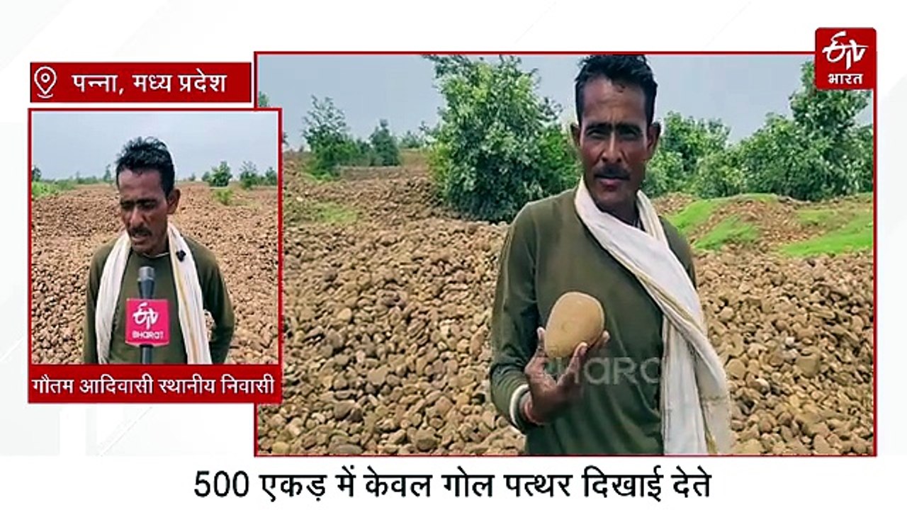 पन्ना की धरती में गोल पत्थर बने रहस्य, राजाओं के दौर में यहां निकलते थे सिर्फ हीरे