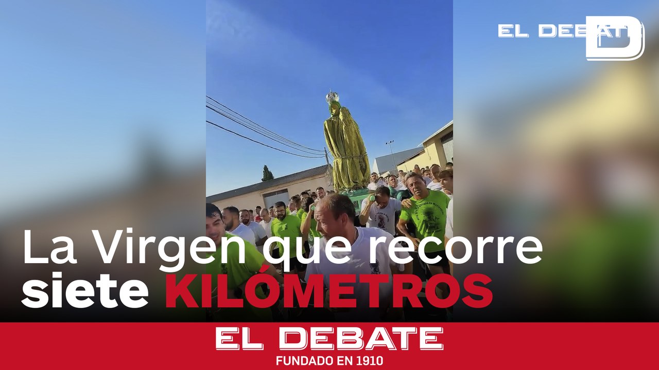 La Virgen que recorre siete kilómetros a la carrera y desata la emoción de todo un pueblo