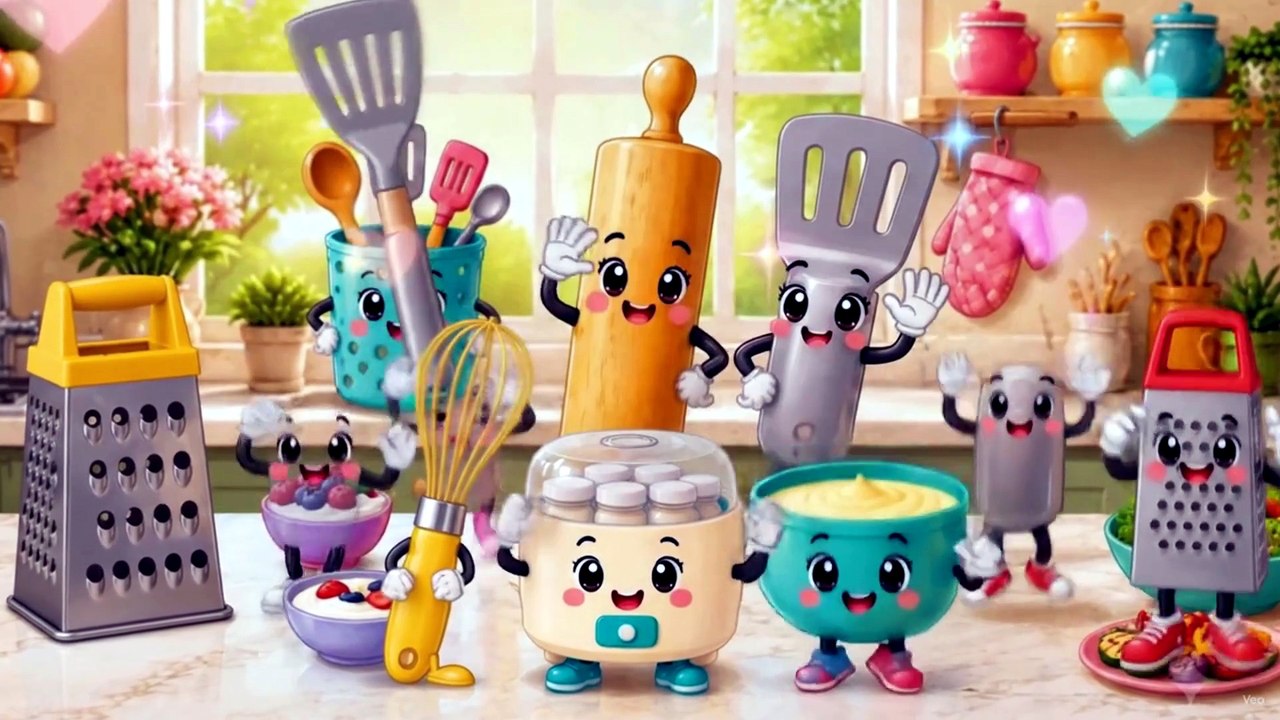 Let's Learn the Alphabet A to Z with Kitchen Utensils | Educational ABC Cartoon for Kids