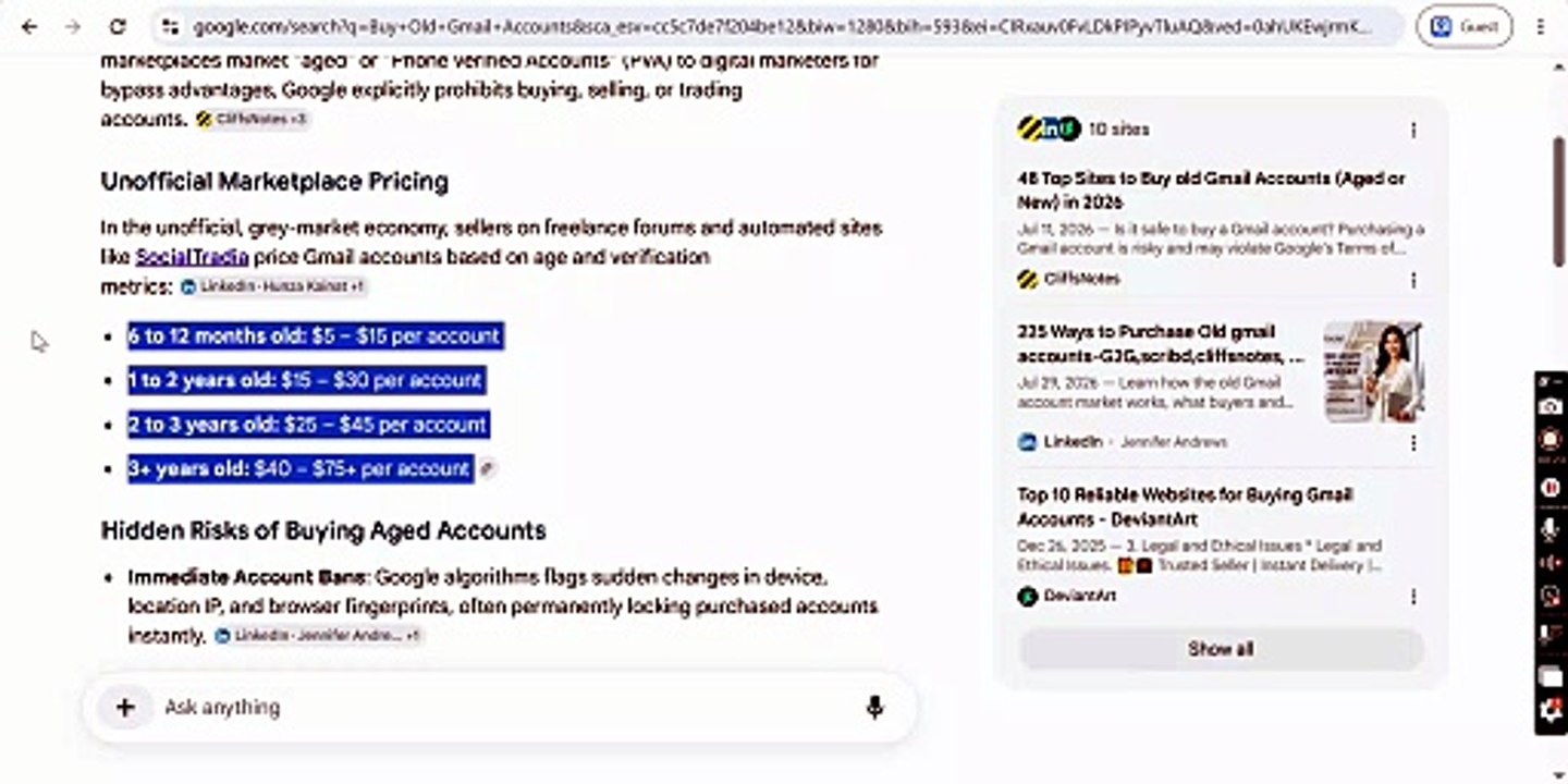 Top Platforms To Buy Gmail Accounts Personal And Business use