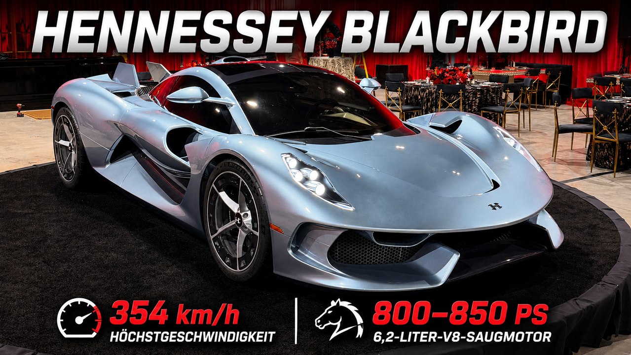 Hennessey Blackbird: Analoges Hypercar mit 850 PS vorgestellt