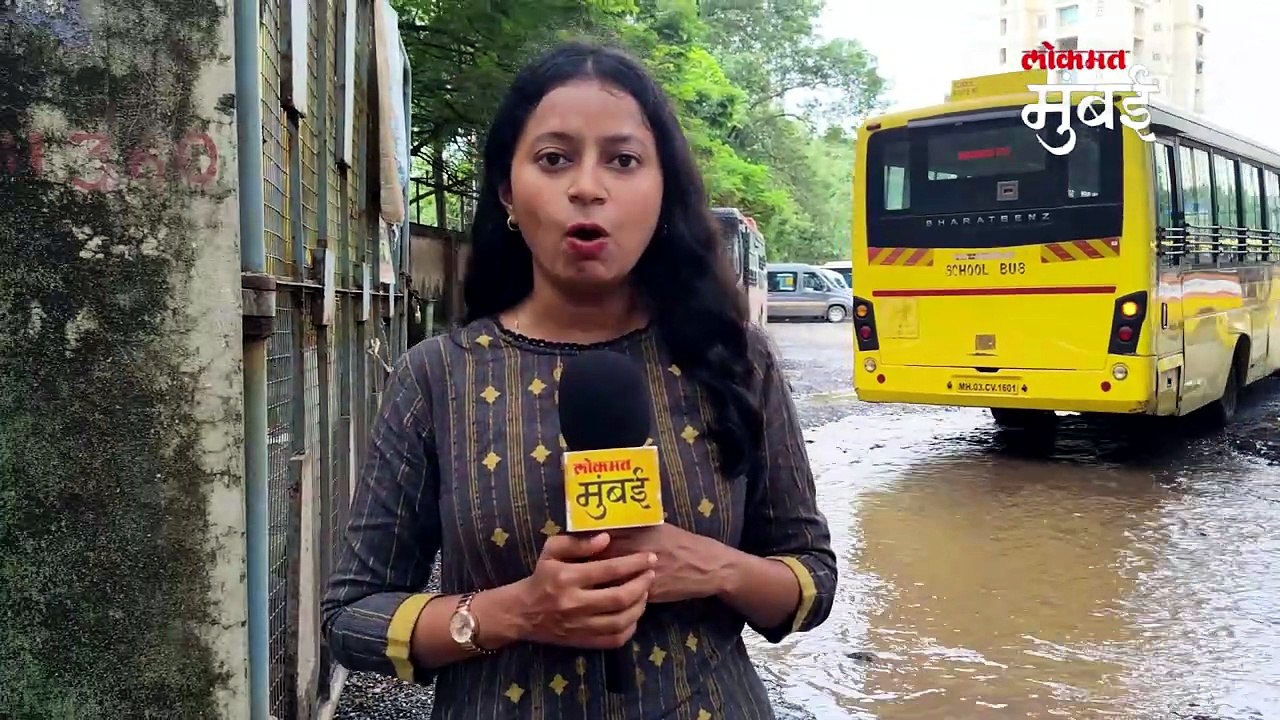 पवई हिरानंदानी बस डेपो गेला खड्ड्यात, भयंकर परिस्थिती_1