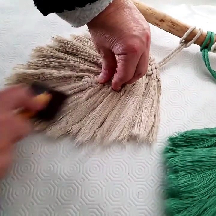 Réaliser suspension feuilles 🍃 macramé