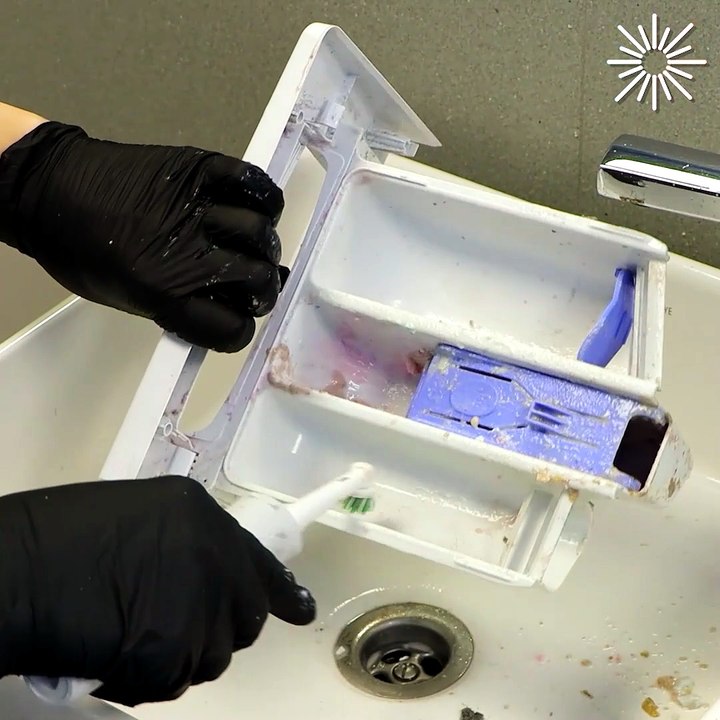 Washing machine deep cleaning ASMR! 🔊