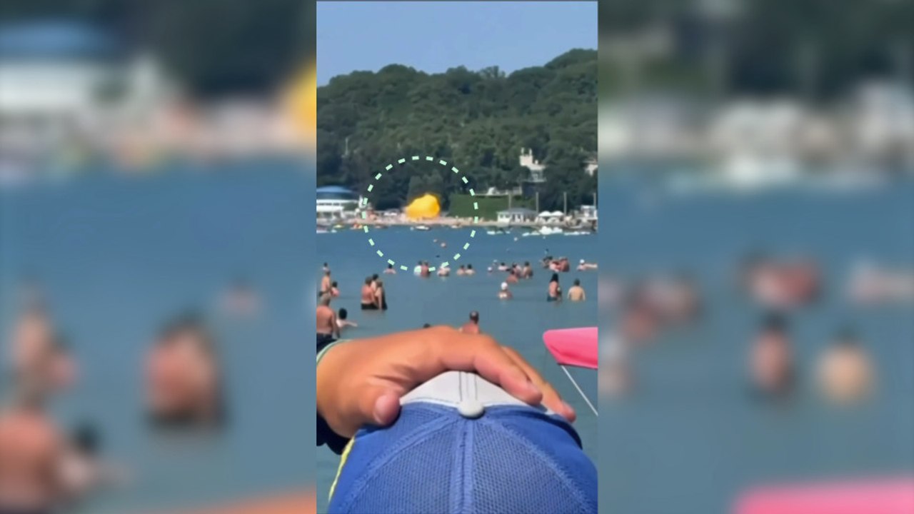 Rusya'da plaja kamikaze İHA düştü