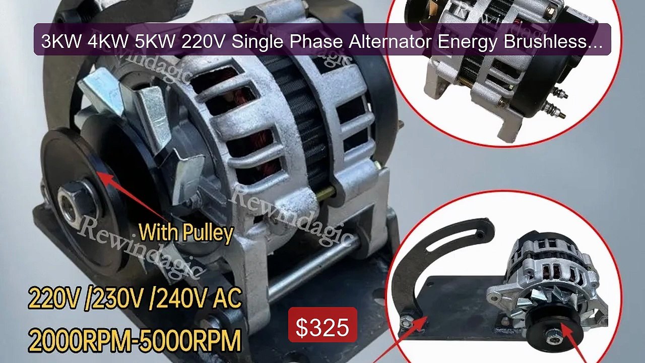 3KW 4KW 5KW 220V Single Phase Alternator Energy Brushless P... -- Top Pick 2026 | Unbeatable Price!