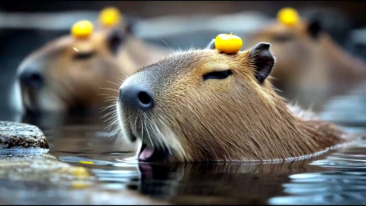 Capybara Zen _ Détente Absolue au Son du Koto Onsen Japonais