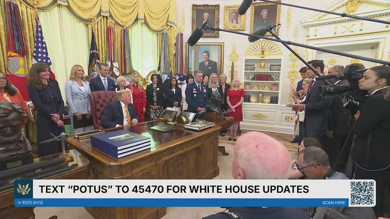 TRUMP praises a reporter after an unexpected question changes the atmosphere