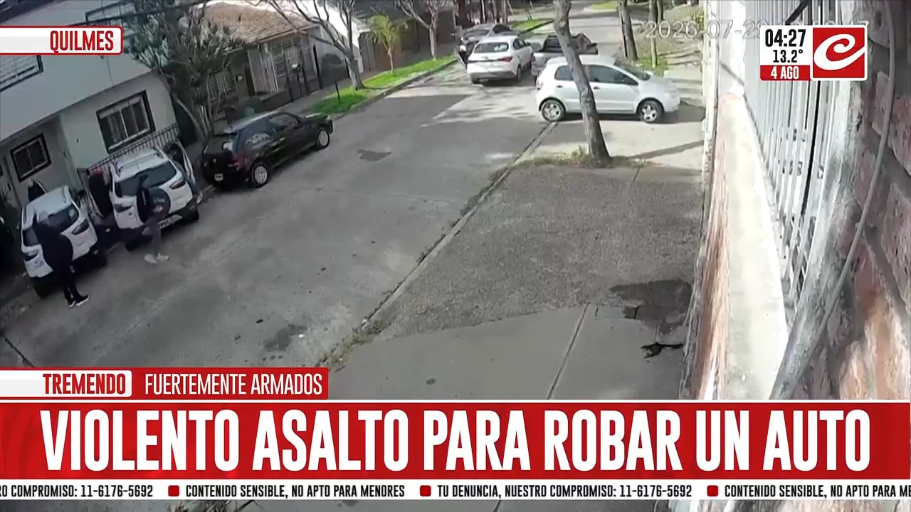 Asalto y desesperado ruego de una víctima: "Soy un viejo, fui al médico"