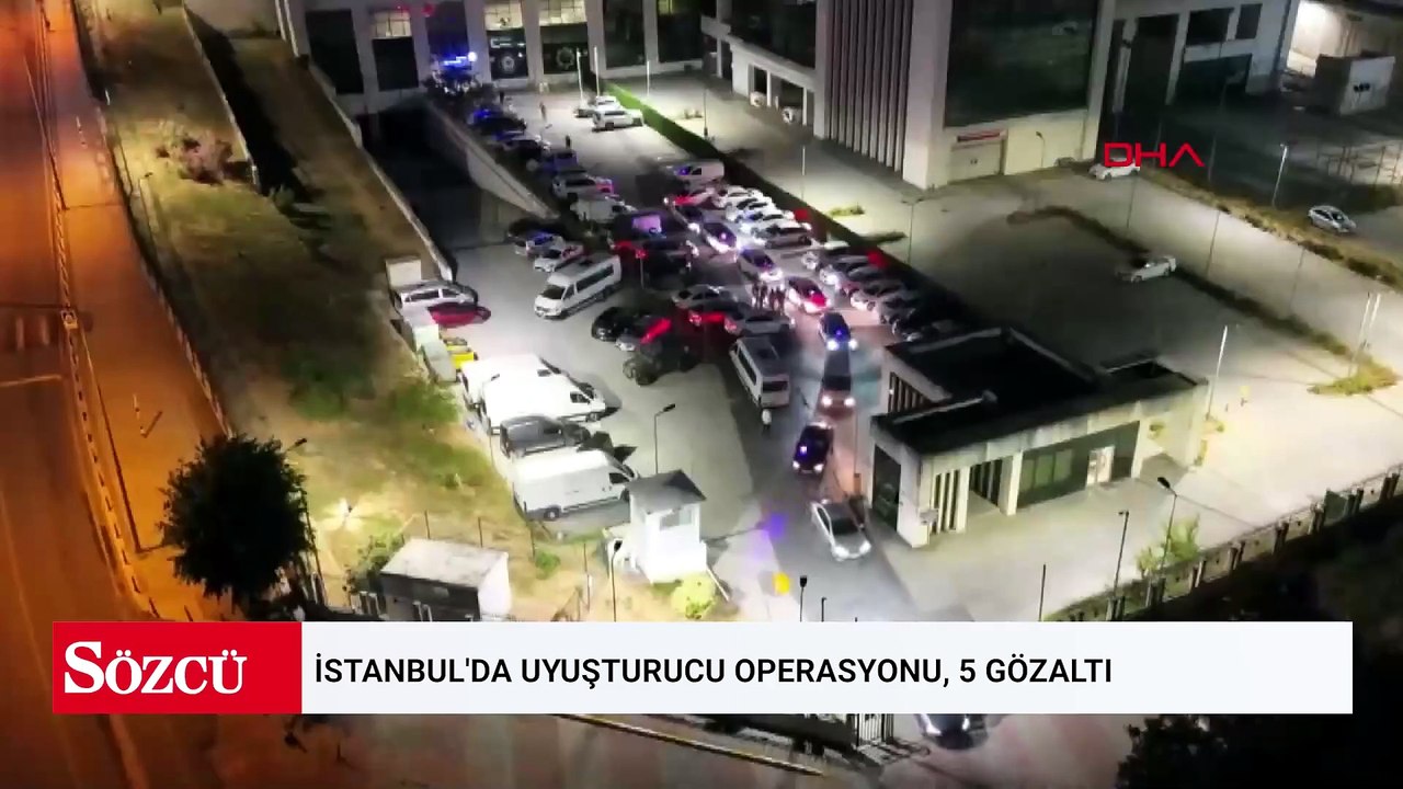 İstanbul'da uyuşturucu operasyonu, 5 gözaltı