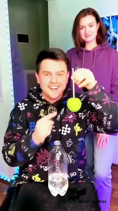 You Won't Believe This Bottle Magic Trick! 🍊😱 Funny Orange Reveal