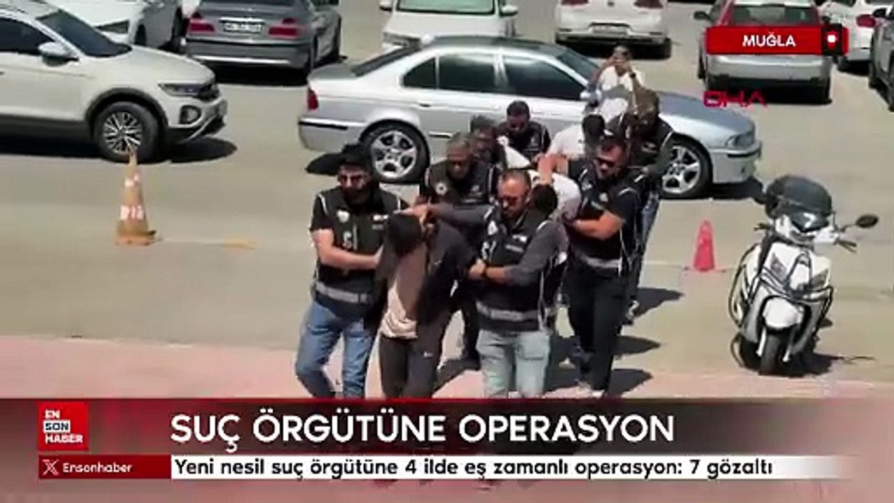 Bodrum'da yeni nesil suç örgütüne 4 ilde eş zamanlı operasyon: 7 gözaltı