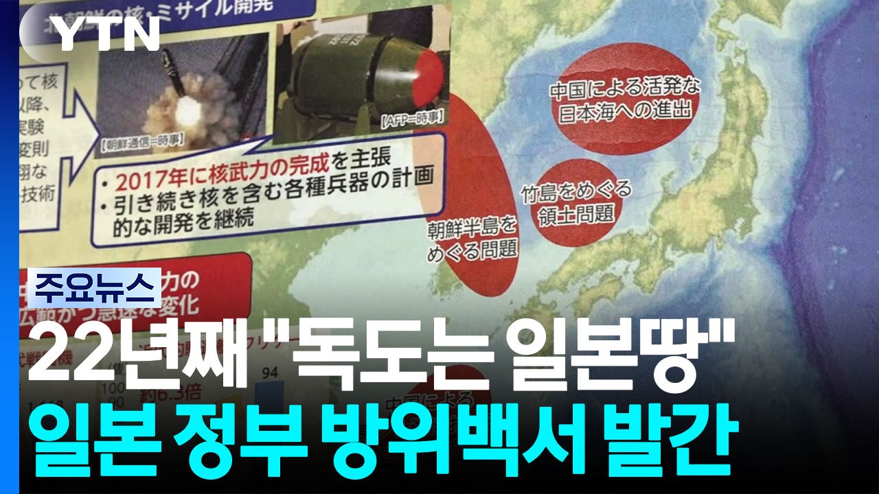 일 방위백서, 22년째 '독도는 일본땅' 억지...3년 연속 "한국은 파트너" / YTN