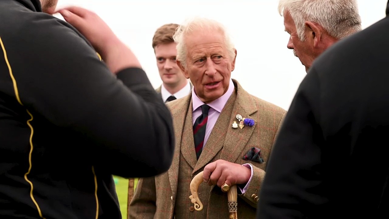 King Charles attends Mey Highland Games before summer break