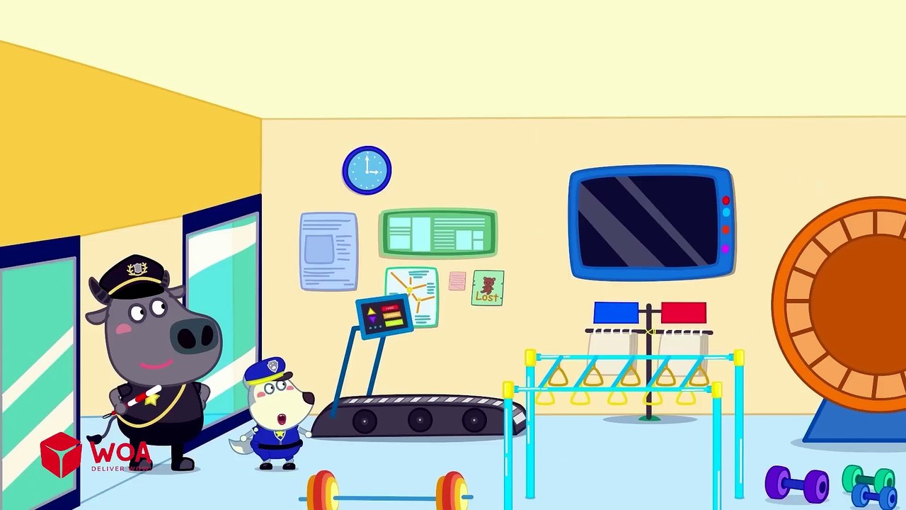 Biệt đội cảnh sát vay bắt kẻ trộm_Wolfoo