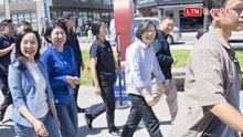 參觀台東博覽會 蔡英文找不到香菜露遺憾