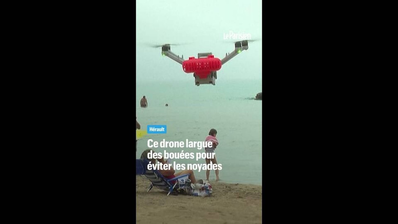 Ce drone détecte les noyades et largue une bouée