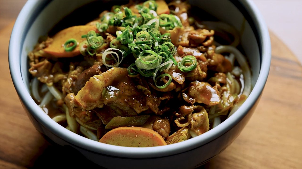 Easy Japanese Curry Udon Recipe: Thick Noodles...