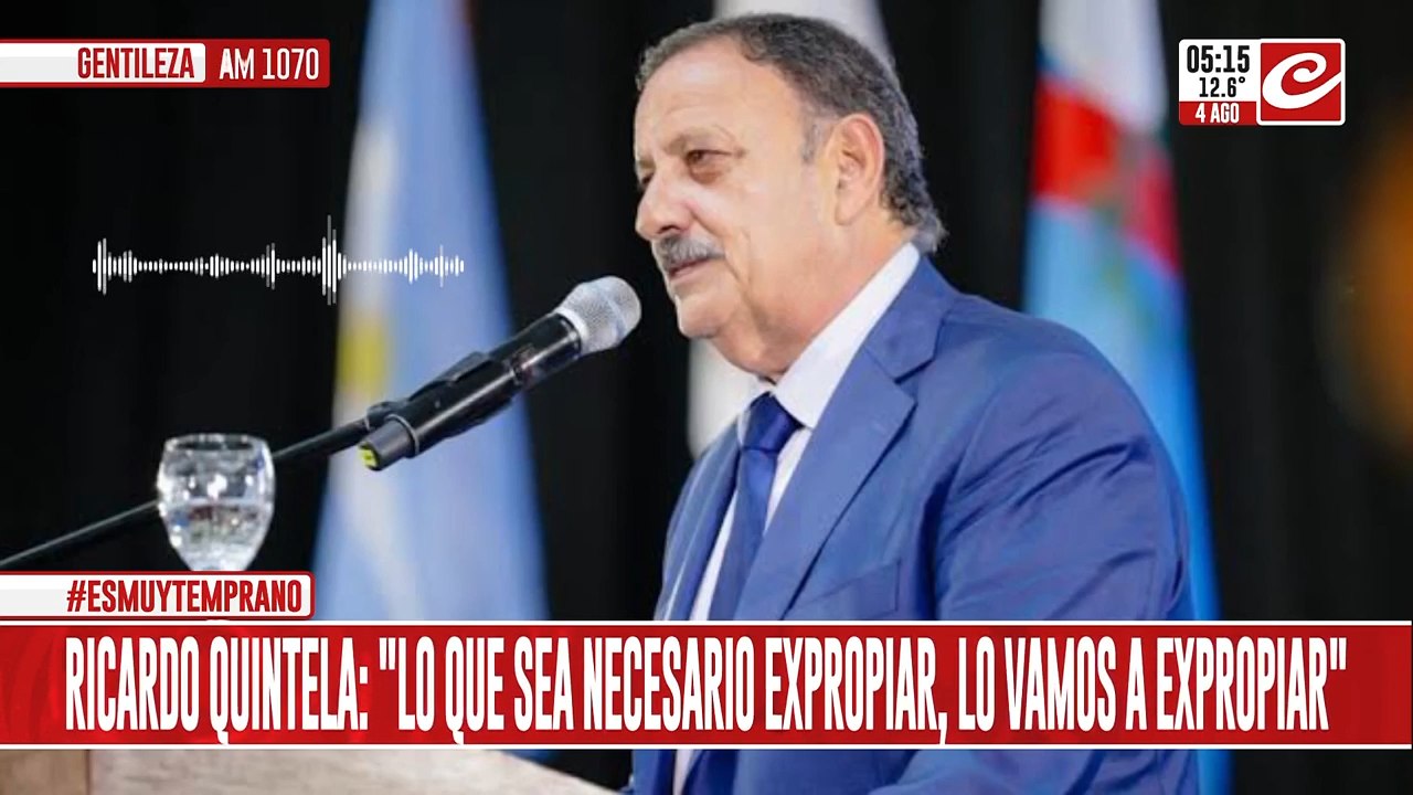 Ricardo Quinquela a los inversores: "No se entusiasmen, vamos a revisar todas las leyes de Milei"