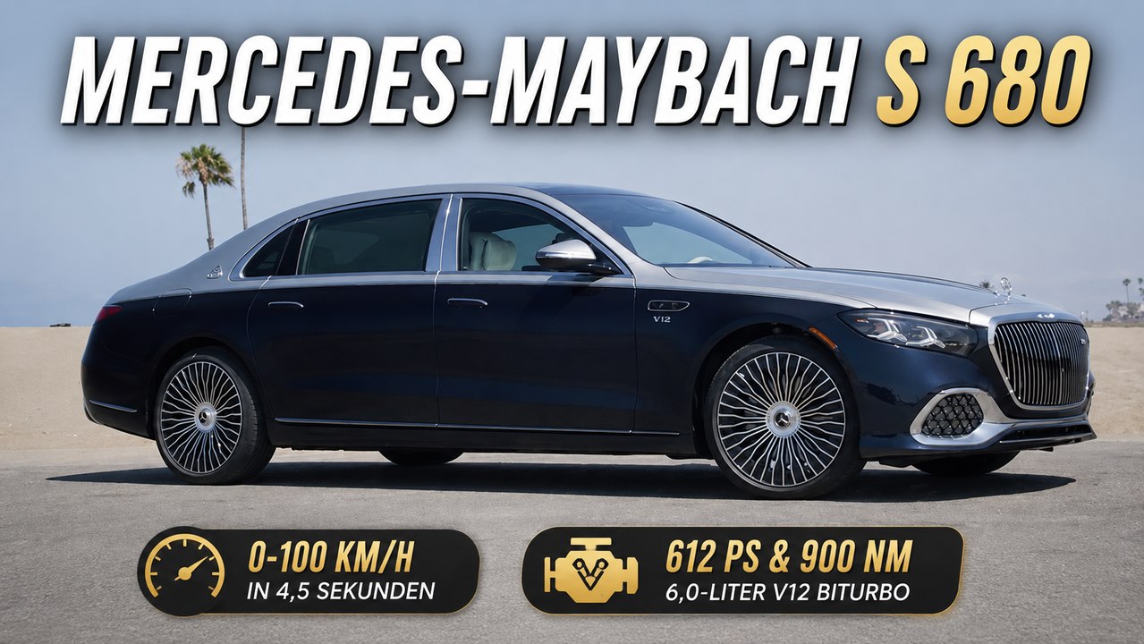 Mercedes-Maybach S 680 V12 (2026): 612 PS und 900 Nm im Detail