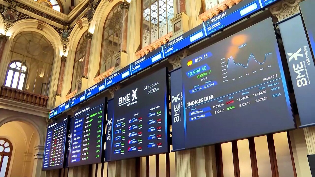 El Ibex 35 rompe por primera vez en su historia la barrera de los 20.000 puntos