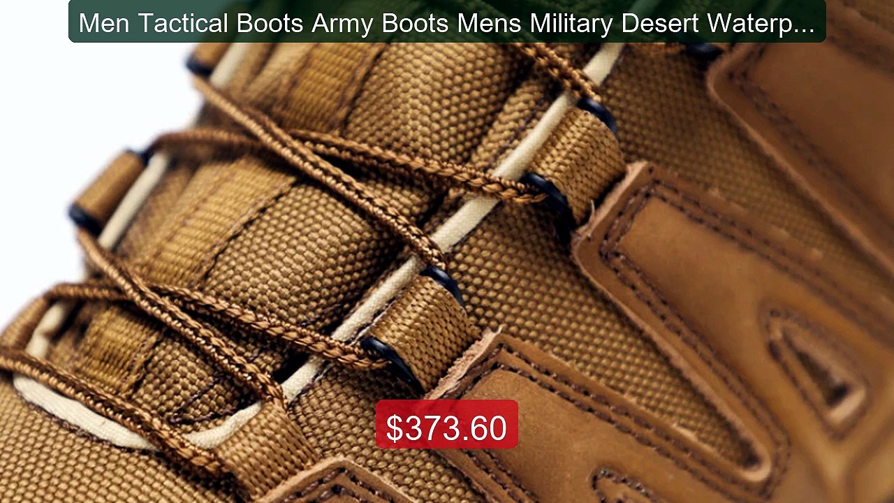 Men Tactical Boots Army Boots Mens Military Des...