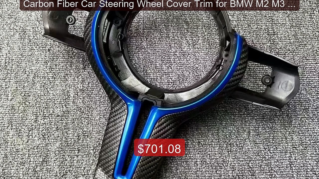Carbon Fiber Car Steering Wheel Cover Trim for BMW M2 M3 M4 M5 M6 X... -- Top Rated 2026 | Buy Now!