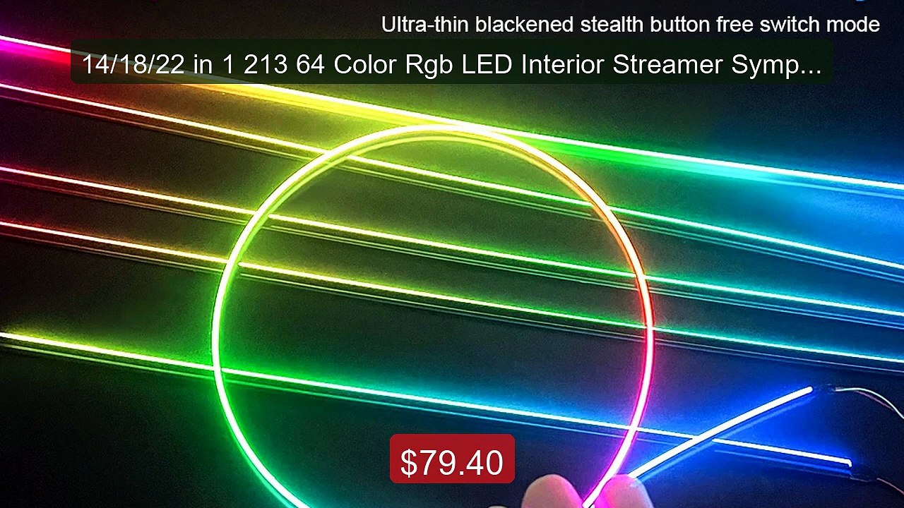 14/18/22 in 1 213 64 Color Rgb LED Interior Streamer Symphony with... -- Best Deal 2026 | Shop Now!