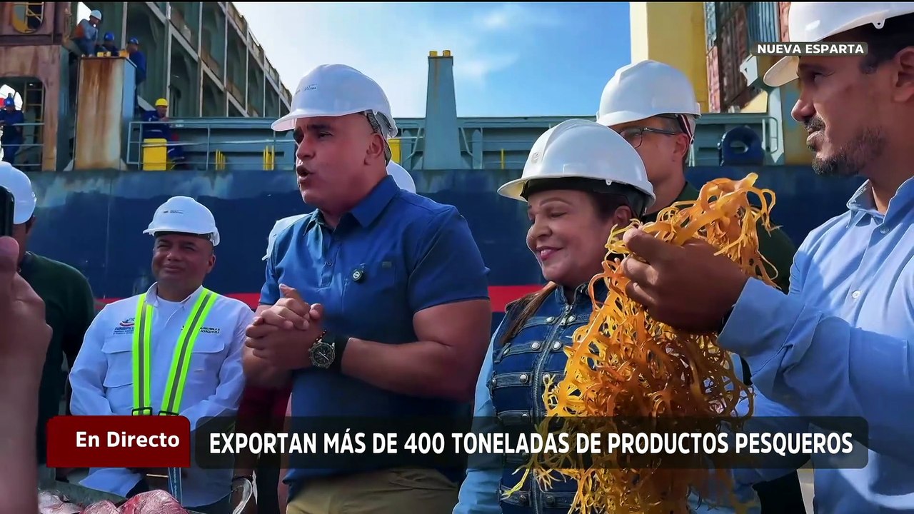 Venezuela exporta más de 400 toneladas de productos pesquero