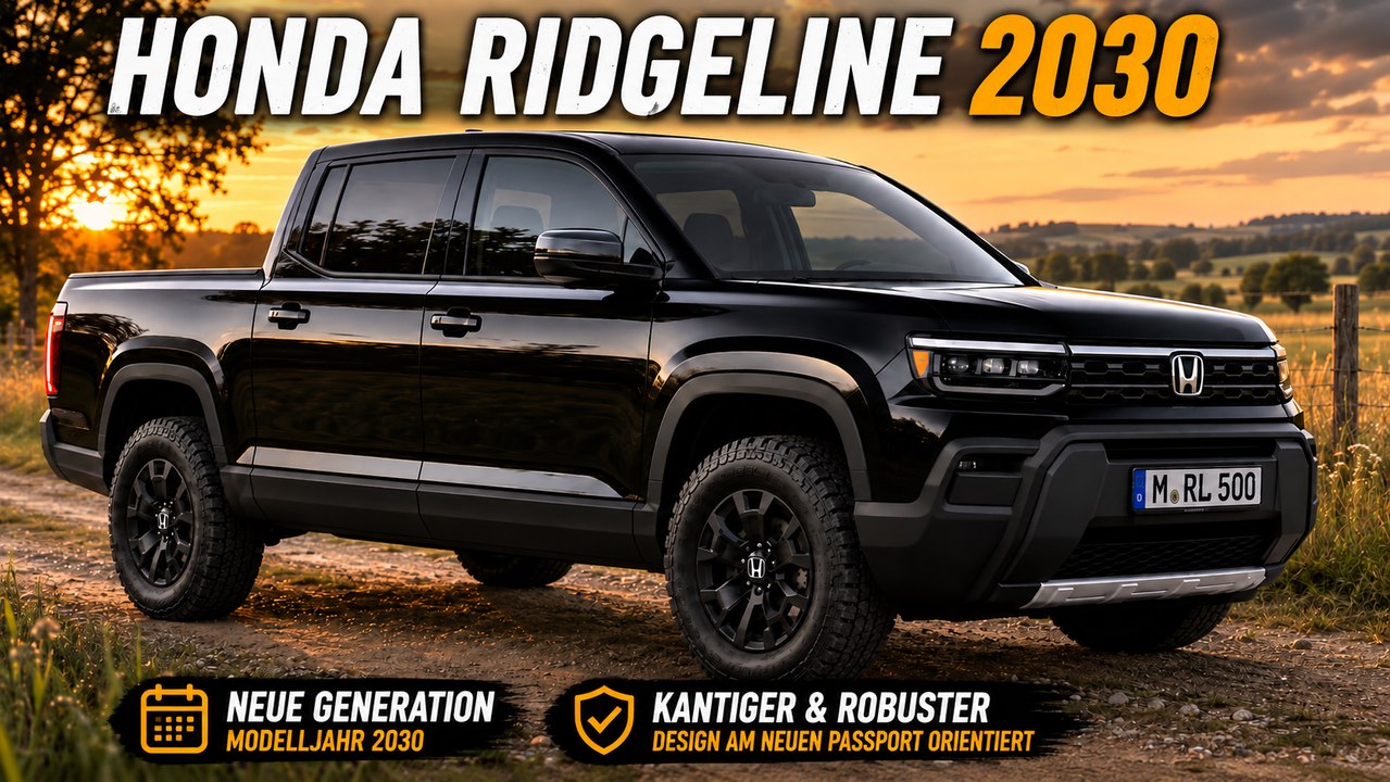 Honda Ridgeline 2030: Design, Cockpit und alle bisherigen Infos